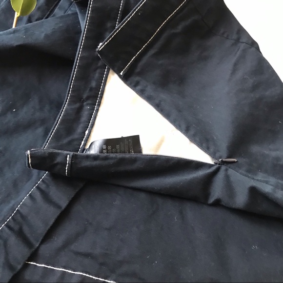 Tommy Hilfiger Jean Straight Skirt w/ Front Panel - Picture 7 of 7